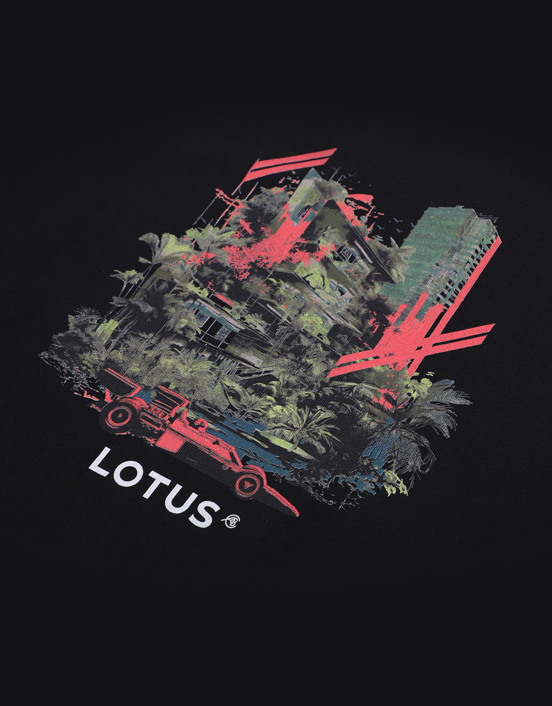 Lotus Retro T-Shirt - Urban Jungle