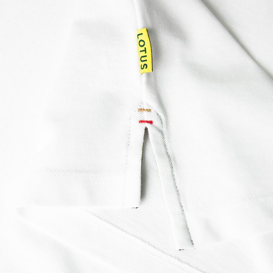 Lotus Speed Collection Polo Shirt (White & Red)