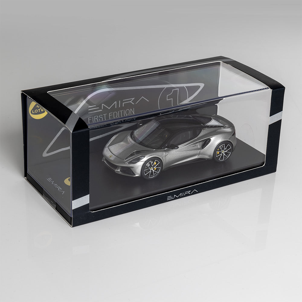 Modèle réduit Emira First Edition 1:43 (différentes couleurs)