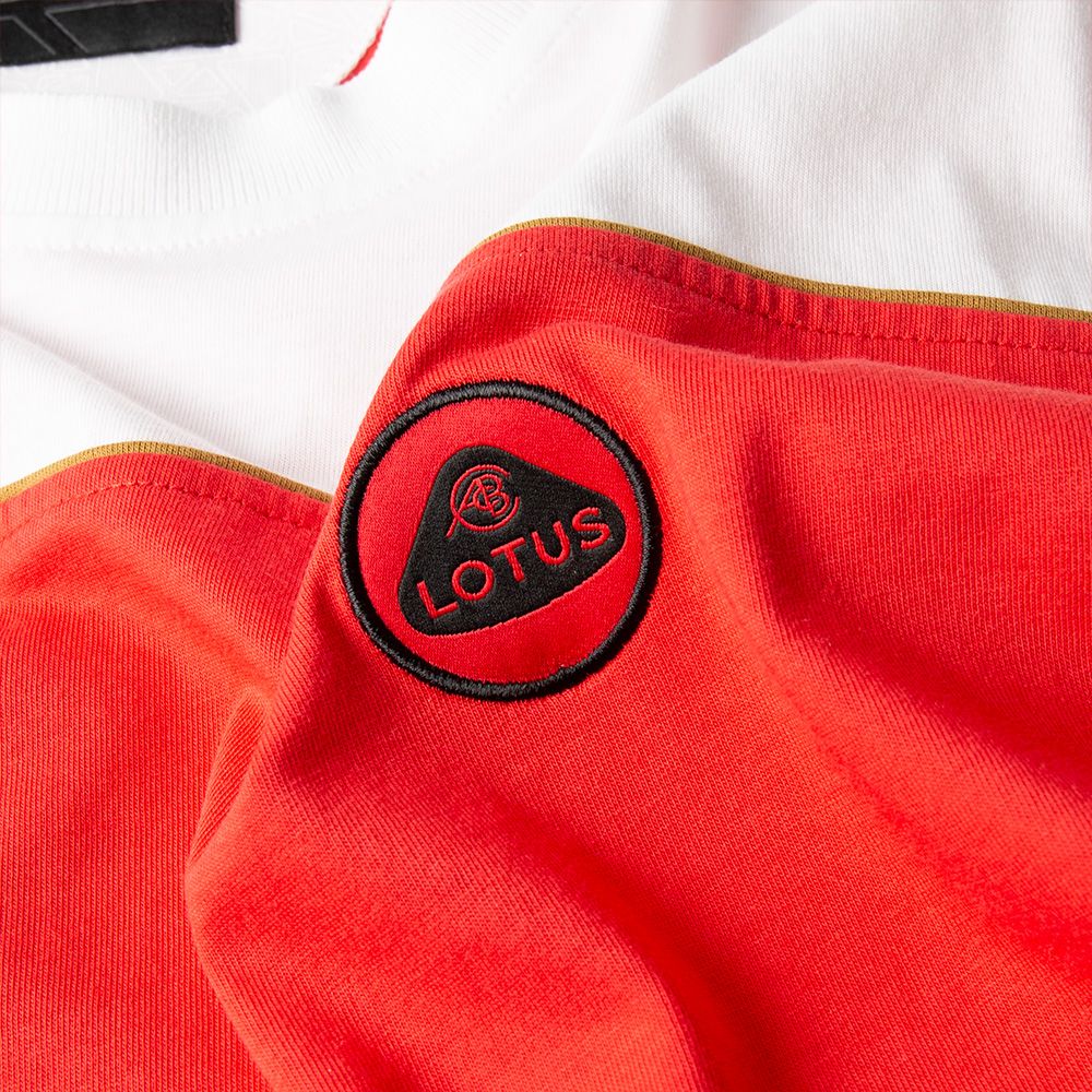 Lotus Speed Collection T-Shirt (Red, White & Gold)