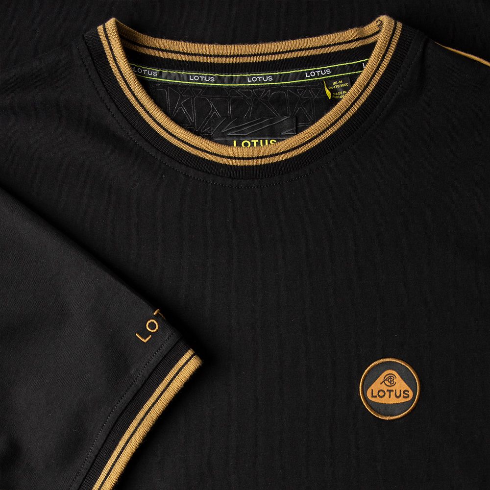 Lotus Speed Collection T-Shirt (Black & Gold)
