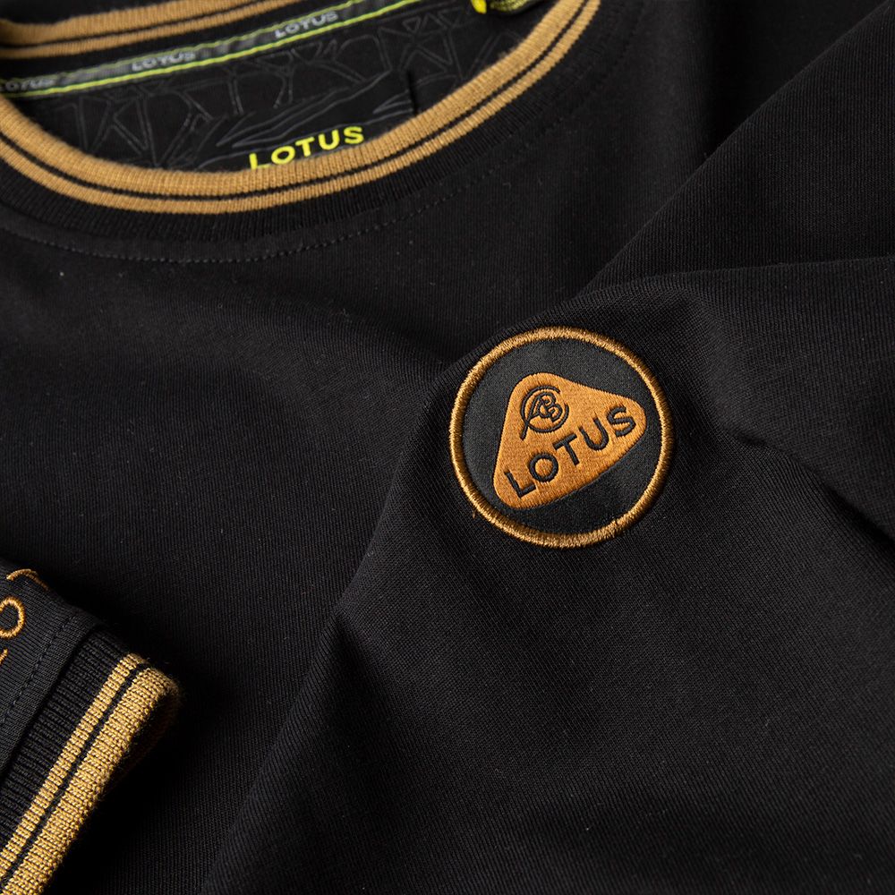 Lotus Speed Collection T-Shirt (Black & Gold)