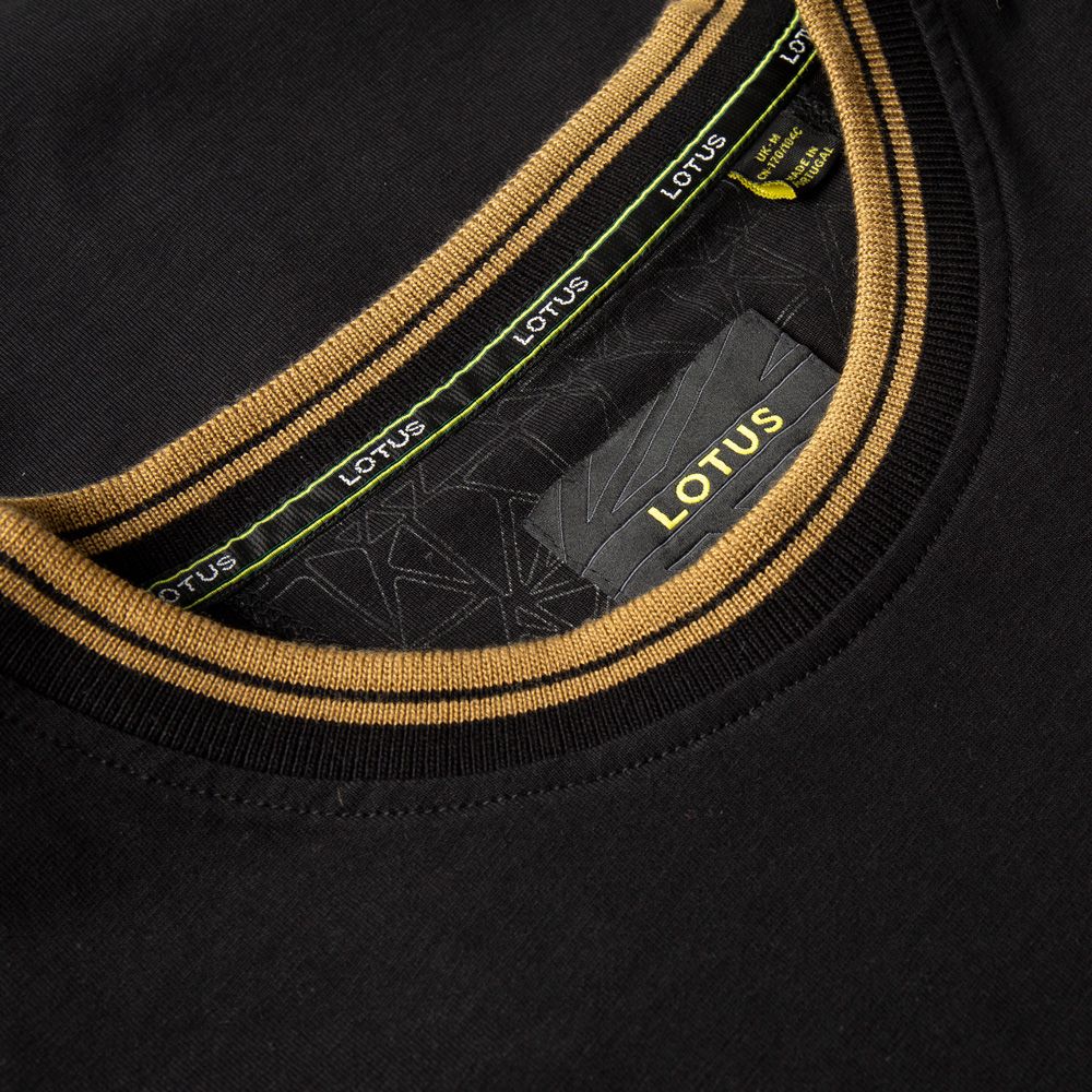 Lotus Speed Collection T-Shirt (Black & Gold)
