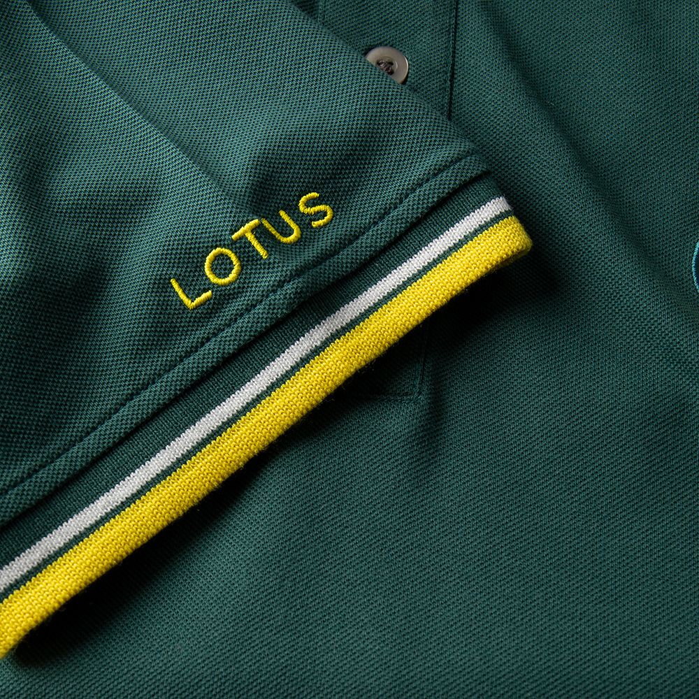 Lotus Speed Collection Polo Shirt (Green & Yellow)