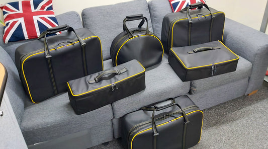 Lotus Bespoke Hand Made Leather Luggage Set (POA)