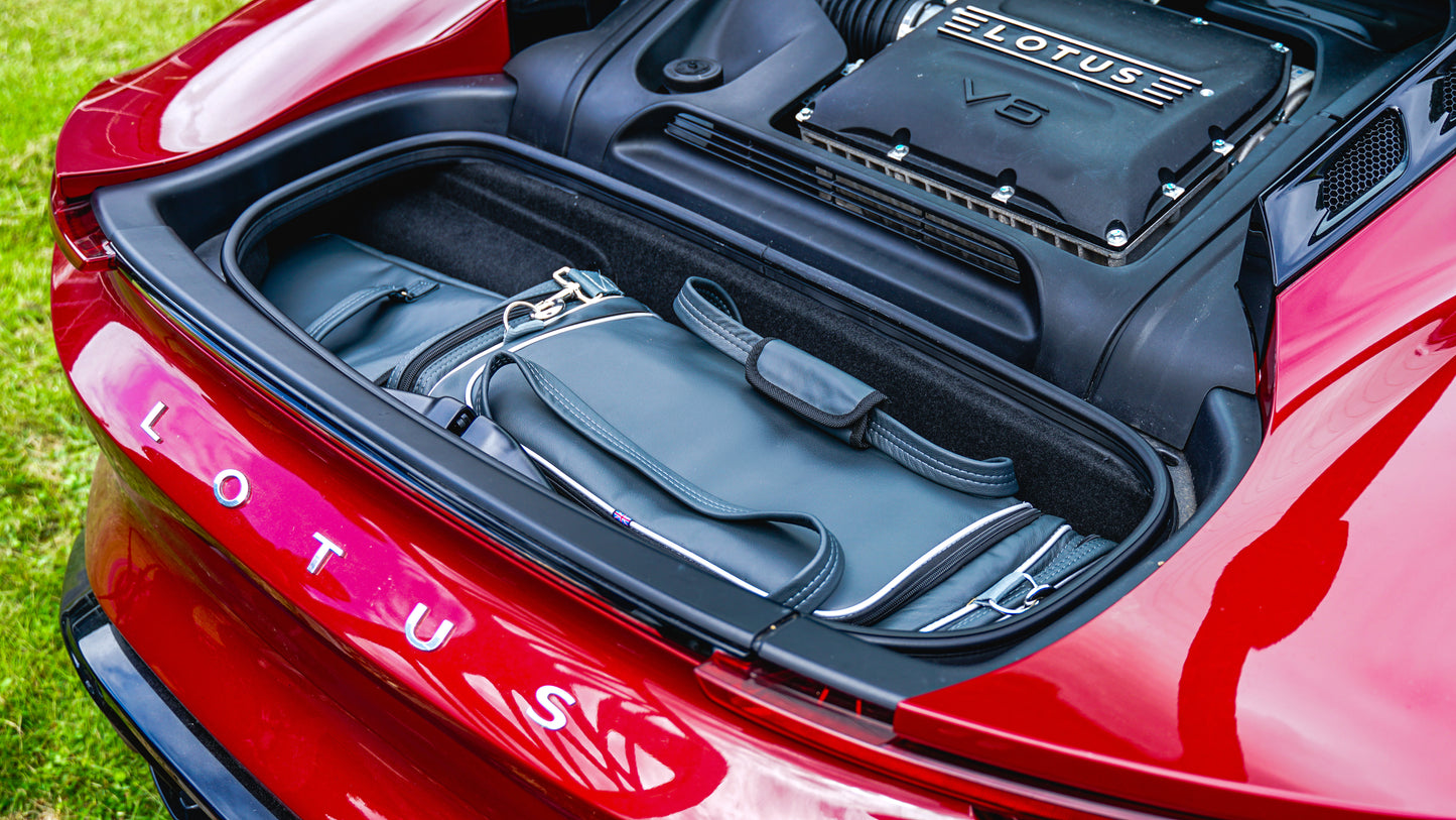 Lotus Emira Bespoke Hand Made Leather Luggage Set