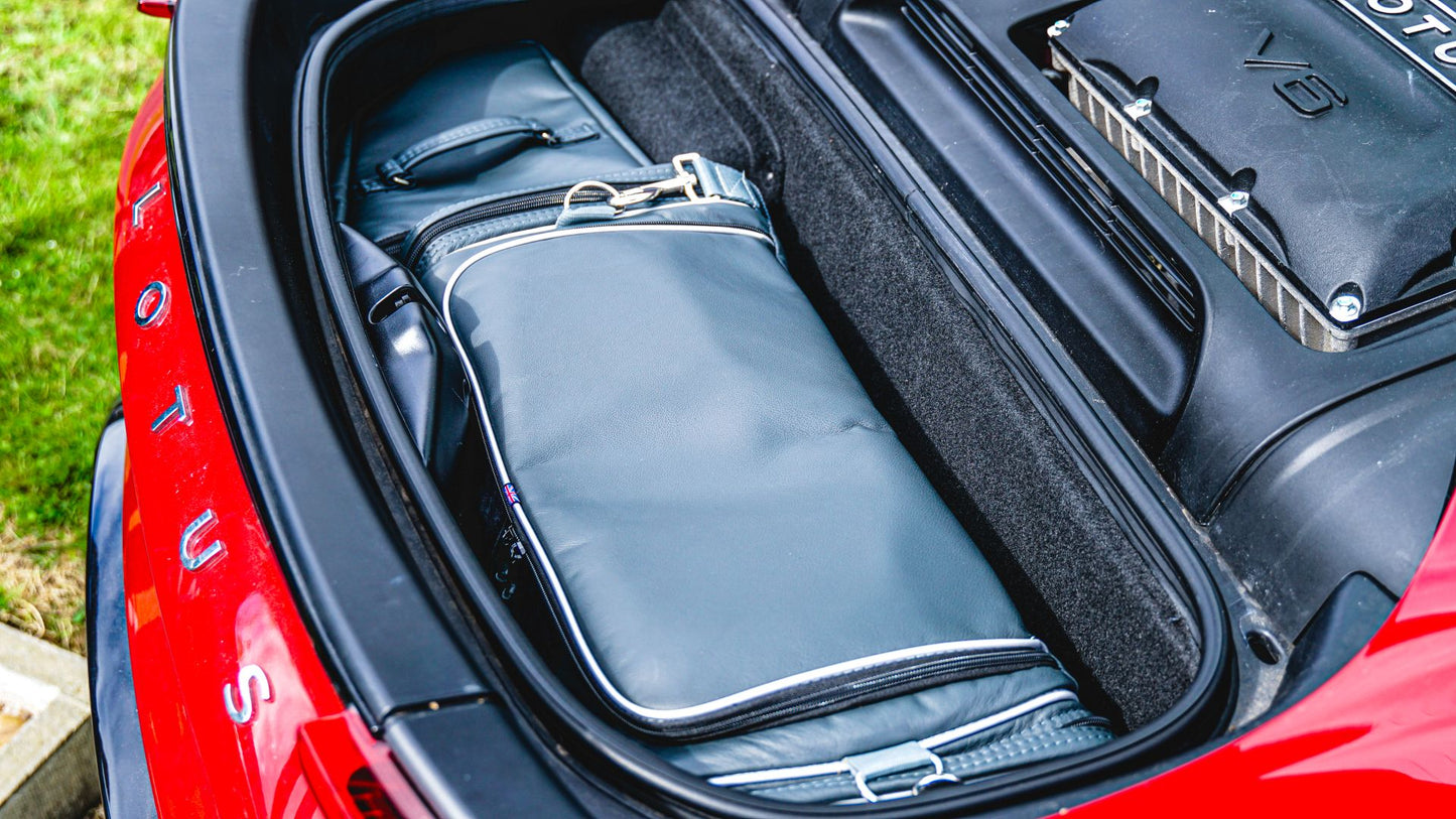 Lotus Emira Bespoke Hand Made Leather Luggage Set