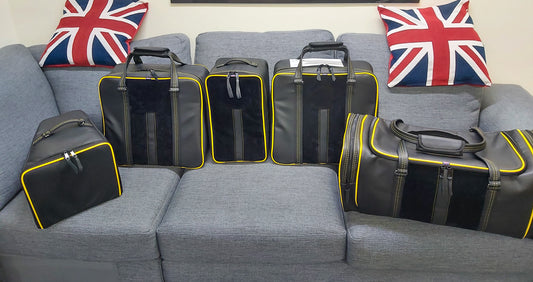 Lotus Emira Bespoke Hand Made Leather Luggage Set