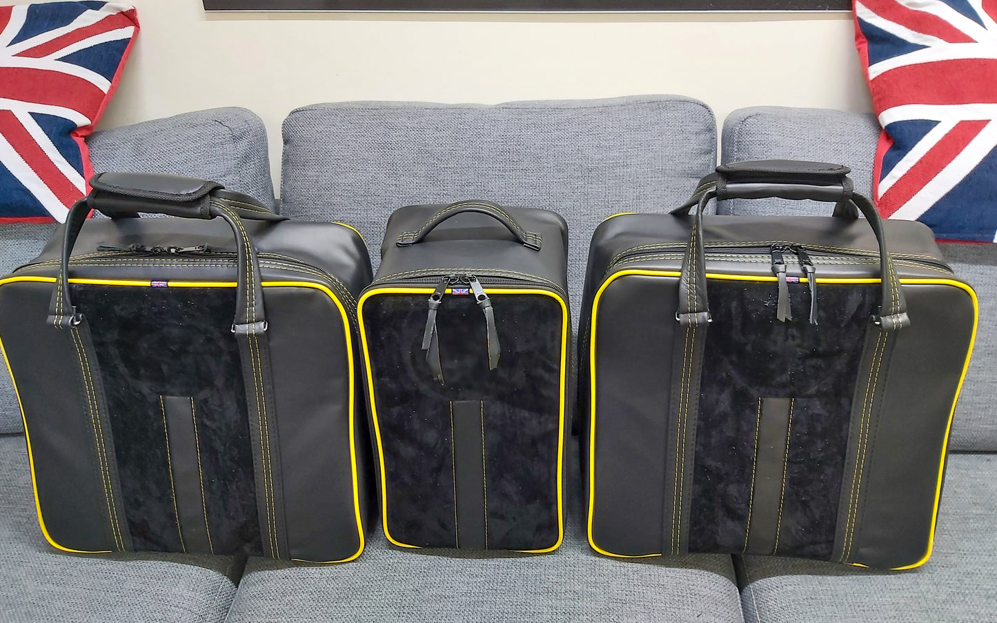 Lotus Emira Bespoke Hand Made Leather Luggage Set