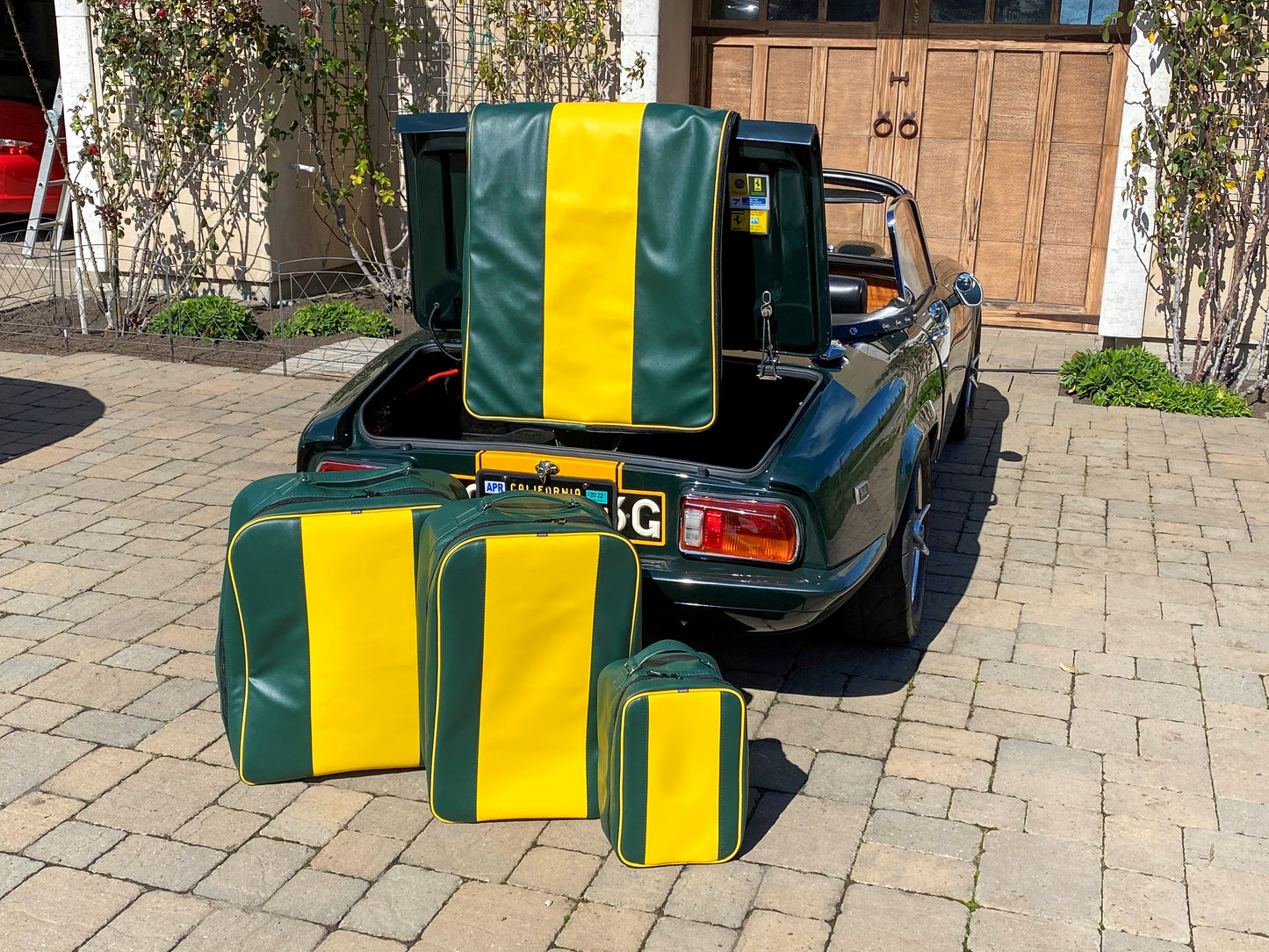 Lotus Bespoke Hand Made Leather Luggage Set (POA)