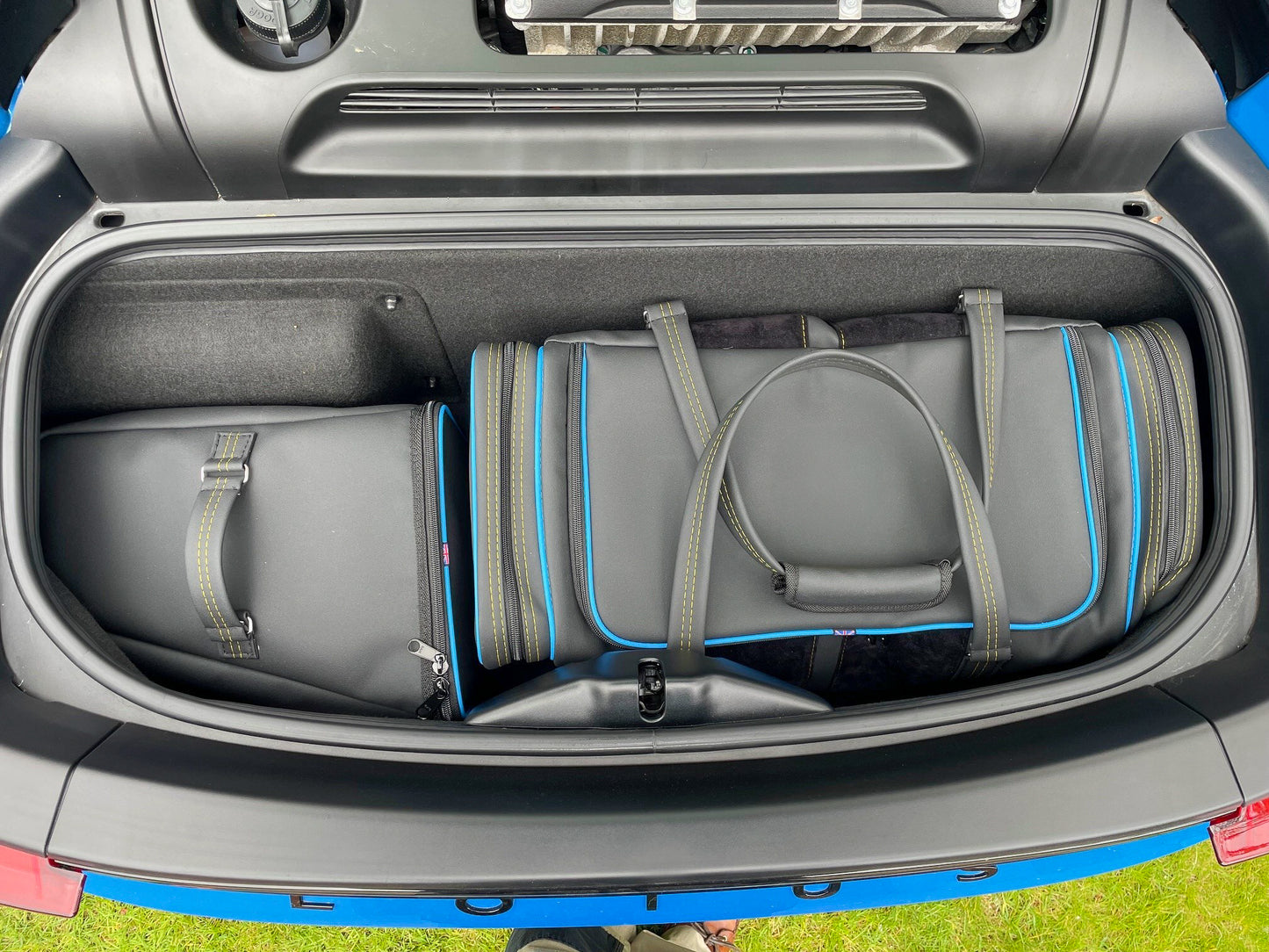 Lotus Emira Bespoke Hand Made Leather Luggage Set