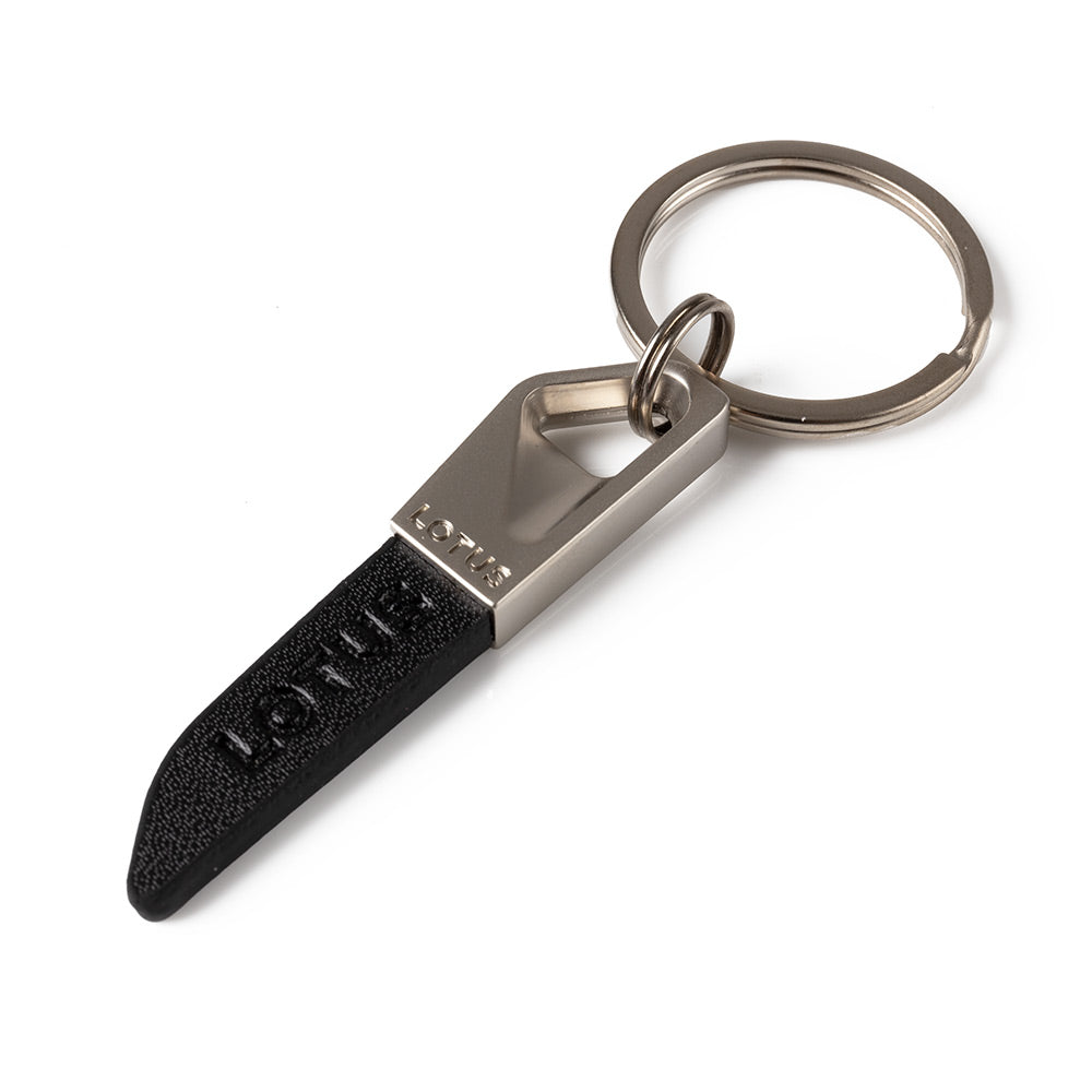 Lotus Leather Tipped Keyring