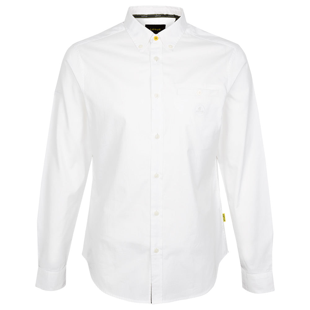 Lotus Drivers Collection Mens White Shirt