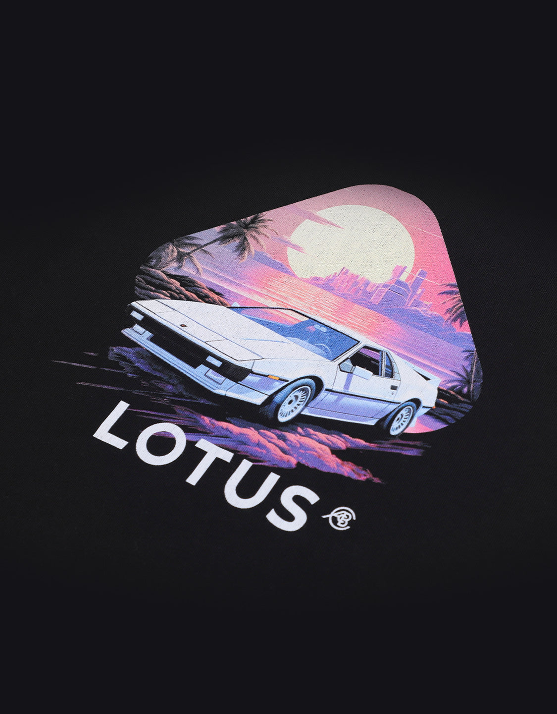 Lotus Retro T-Shirt - Sunset Esprit