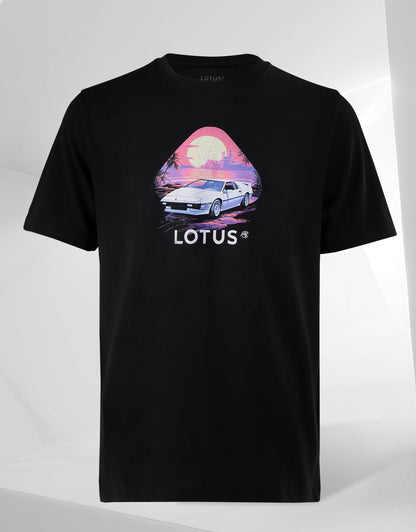 Lotus Retro T-Shirt - Sunset Esprit