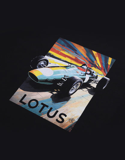 Lotus Retro T-Shirt - Race Track