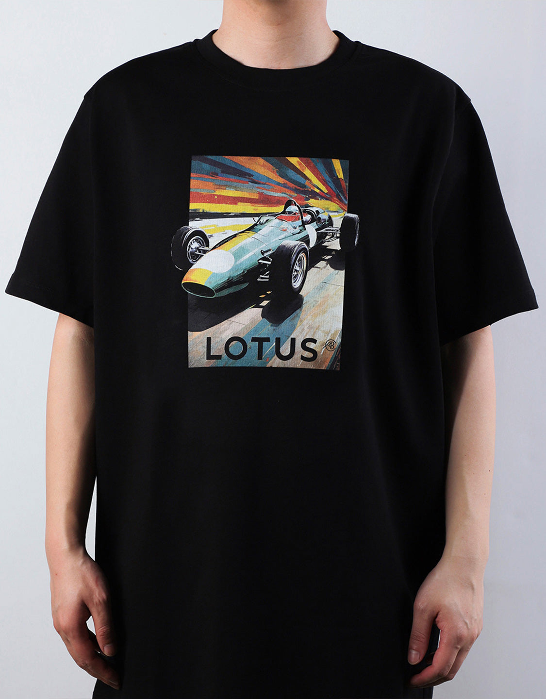 Lotus Retro T-Shirt - Race Track
