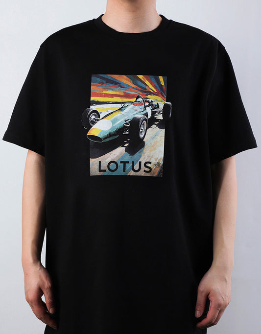 Lotus Retro T-Shirt - Race Track