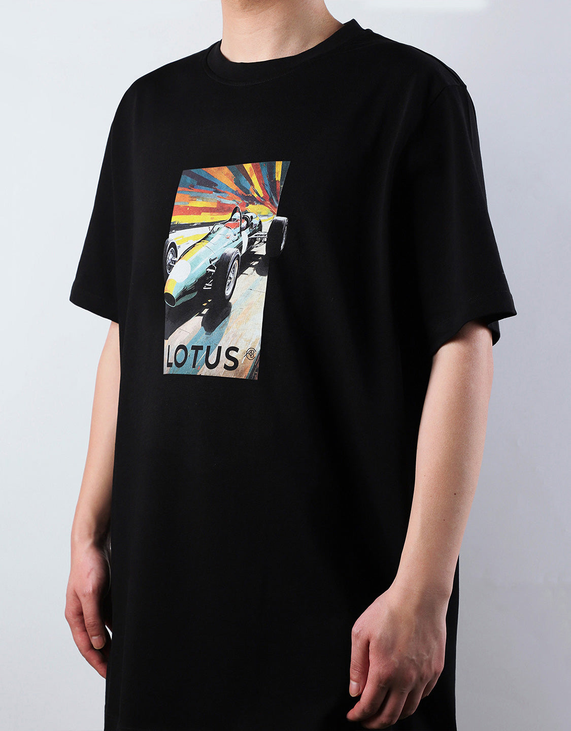Lotus Retro T-Shirt - Race Track