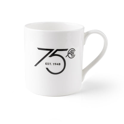 Tasse avec logo du 75e anniversaire
