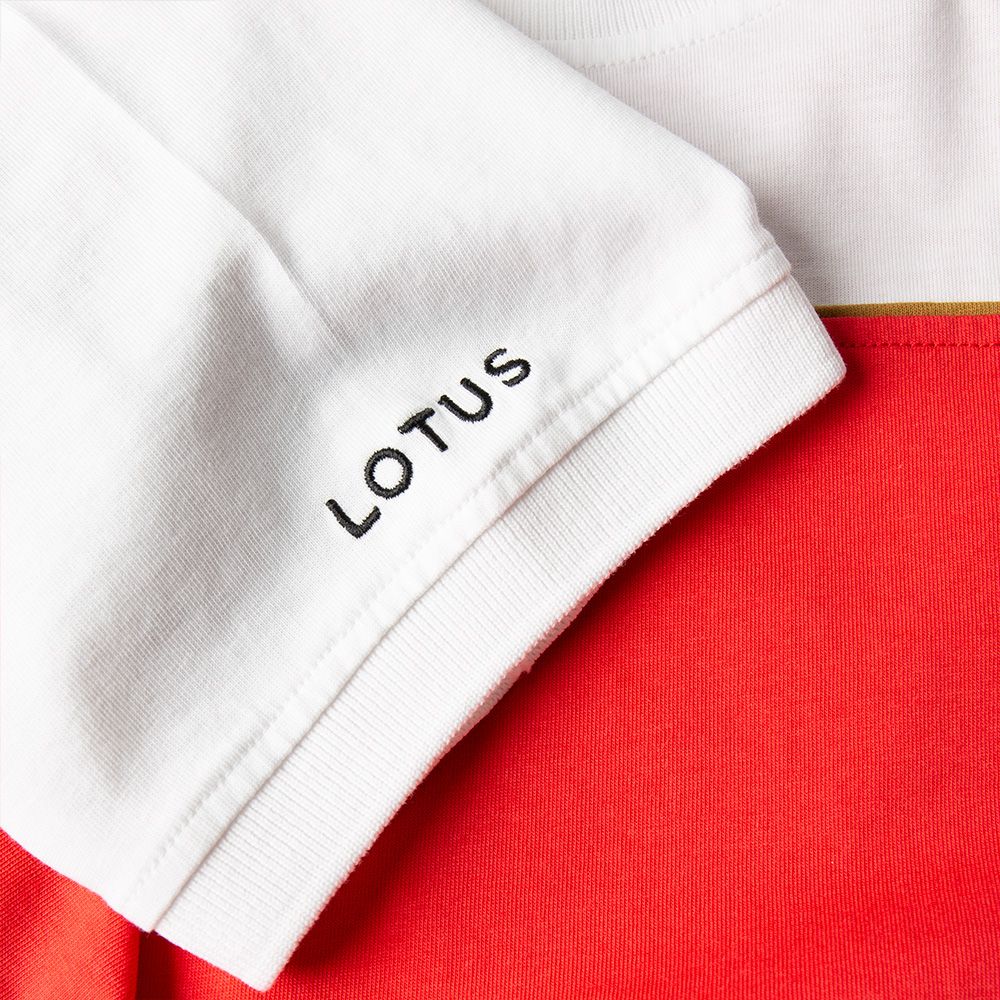 Lotus Speed Collection T-Shirt (Red, White & Gold)