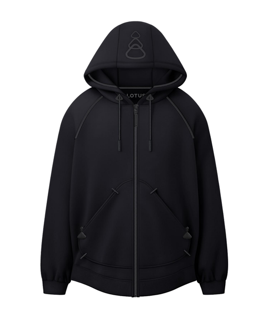 Lotus Urban Tech Wear Zip Hoody (Black or Grey)