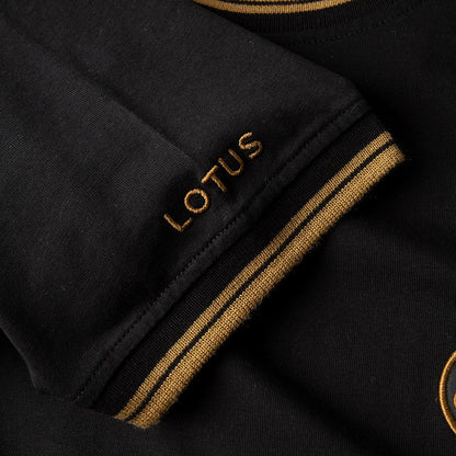 Lotus Speed ​​Collection T-shirt (zwart en goud)