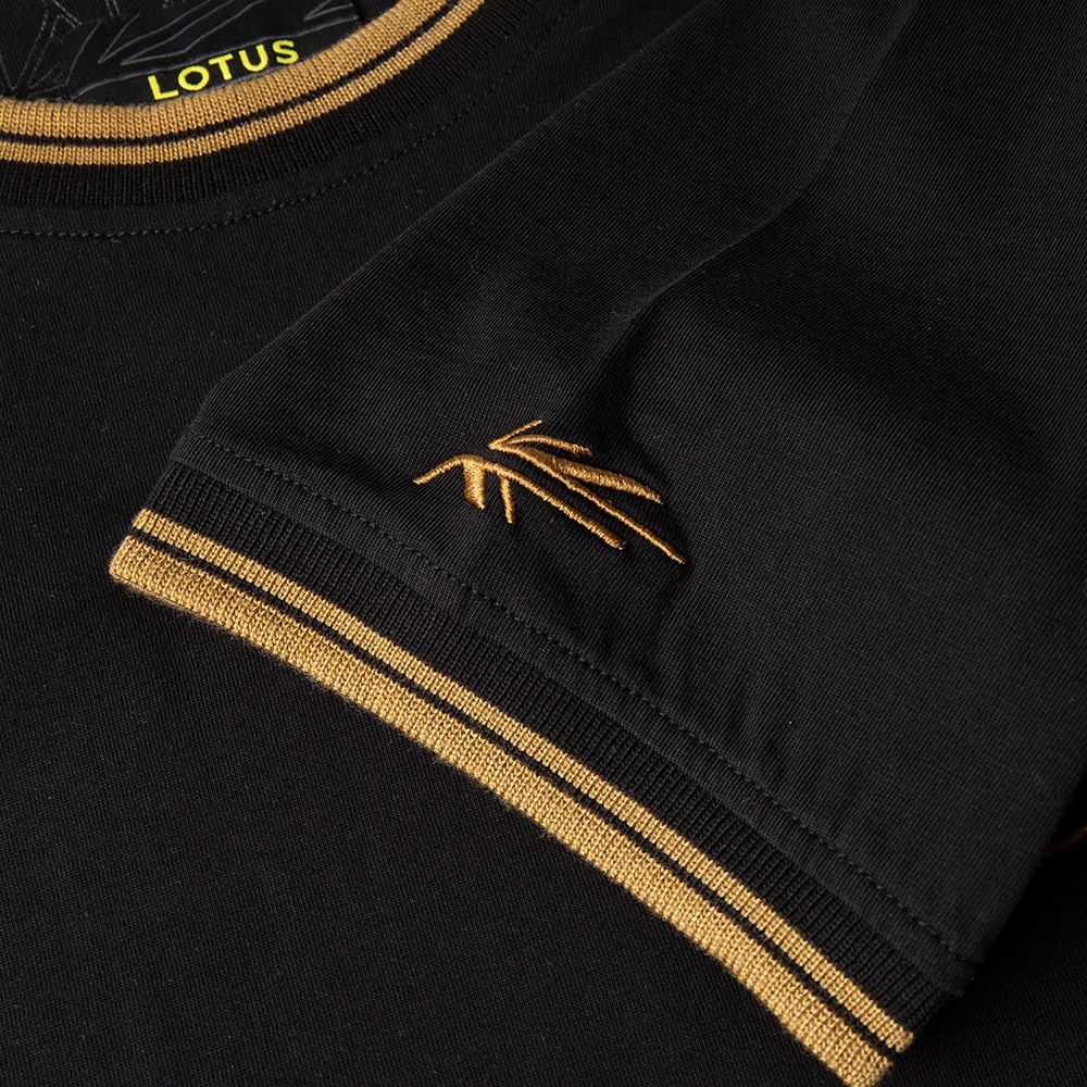 Lotus Speed Collection T-Shirt (Black & Gold)