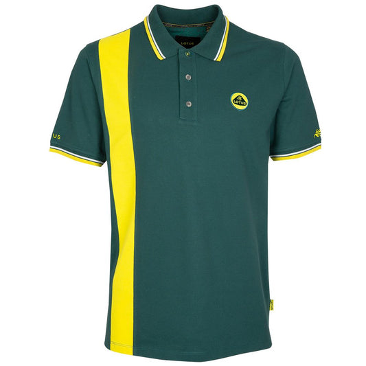 Poloshirt uit de Lotus Speed-collectie (groen en geel)