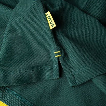 Lotus Speed Collection Polo Shirt (Green & Yellow)