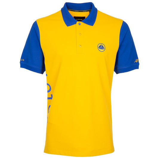 Lotus Speed Collection Polo Shirt (Yellow & Blue)