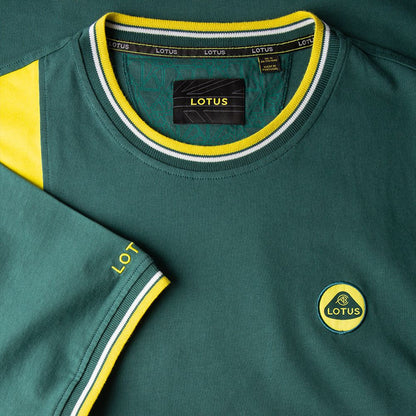 Lotus Speed ​​Collection T-shirt (groen en geel)
