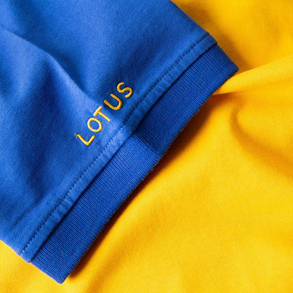 T-shirt Lotus Speed ​​Collection (jaune et bleu)
