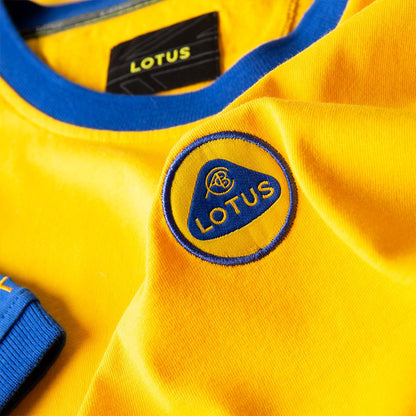 Lotus Speed ​​Collection T-shirt (geel en blauw)