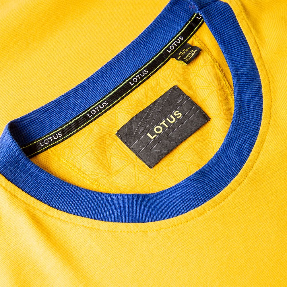 T-shirt Lotus Speed ​​Collection (jaune et bleu)