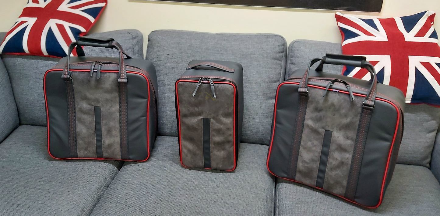 Lotus Emira Bespoke Hand Made Leather Luggage Set